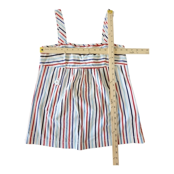 Akira Chicago Multicolor Striped Sleeveless Tank Top – S L – Red, White & Blue - Picture 10 of 12